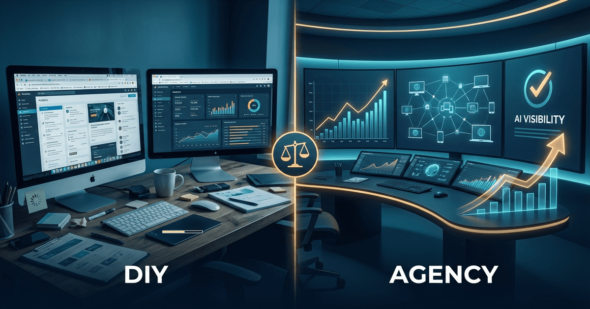 DIY vs Agency AI Visibility: Which Approach Gets Results Faster?
