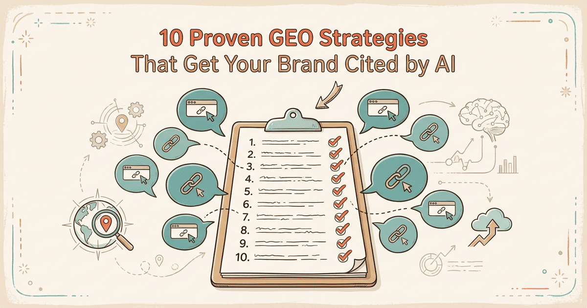 GEO Strategies: 10 Proven Generative Engine Optimization Tactics