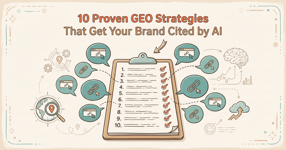 Generative Engine Optimization Strategies: 10 Proven Tactics