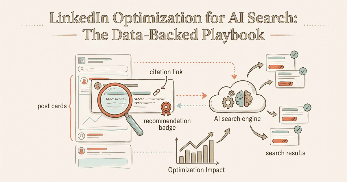 LinkedIn Optimization for AI Search: The Data-Backed Playbook