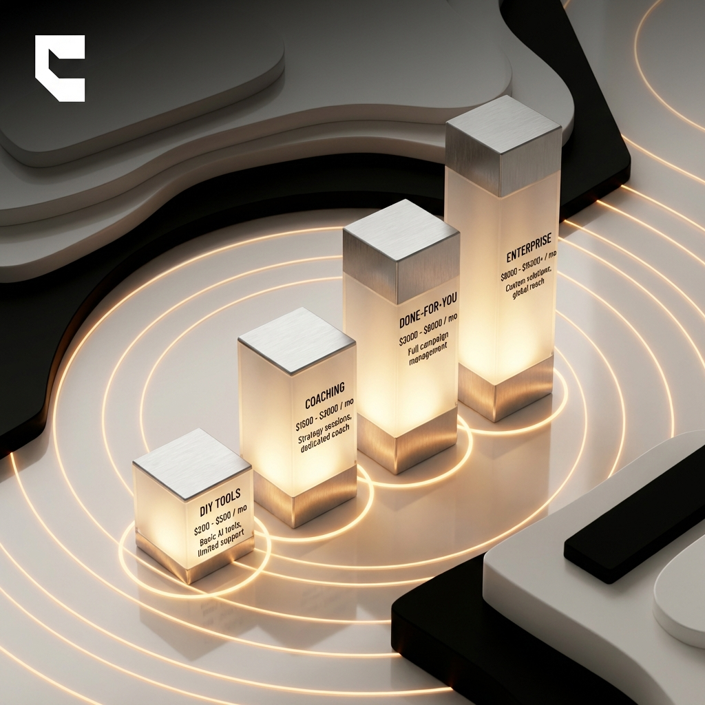 Cintra AI visibility agency pricing tiers comparison from DIY tools to enterprise service