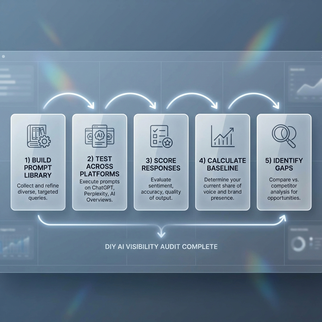Cintra DIY AI visibility audit five step process framework for measuring brand presence in AI search